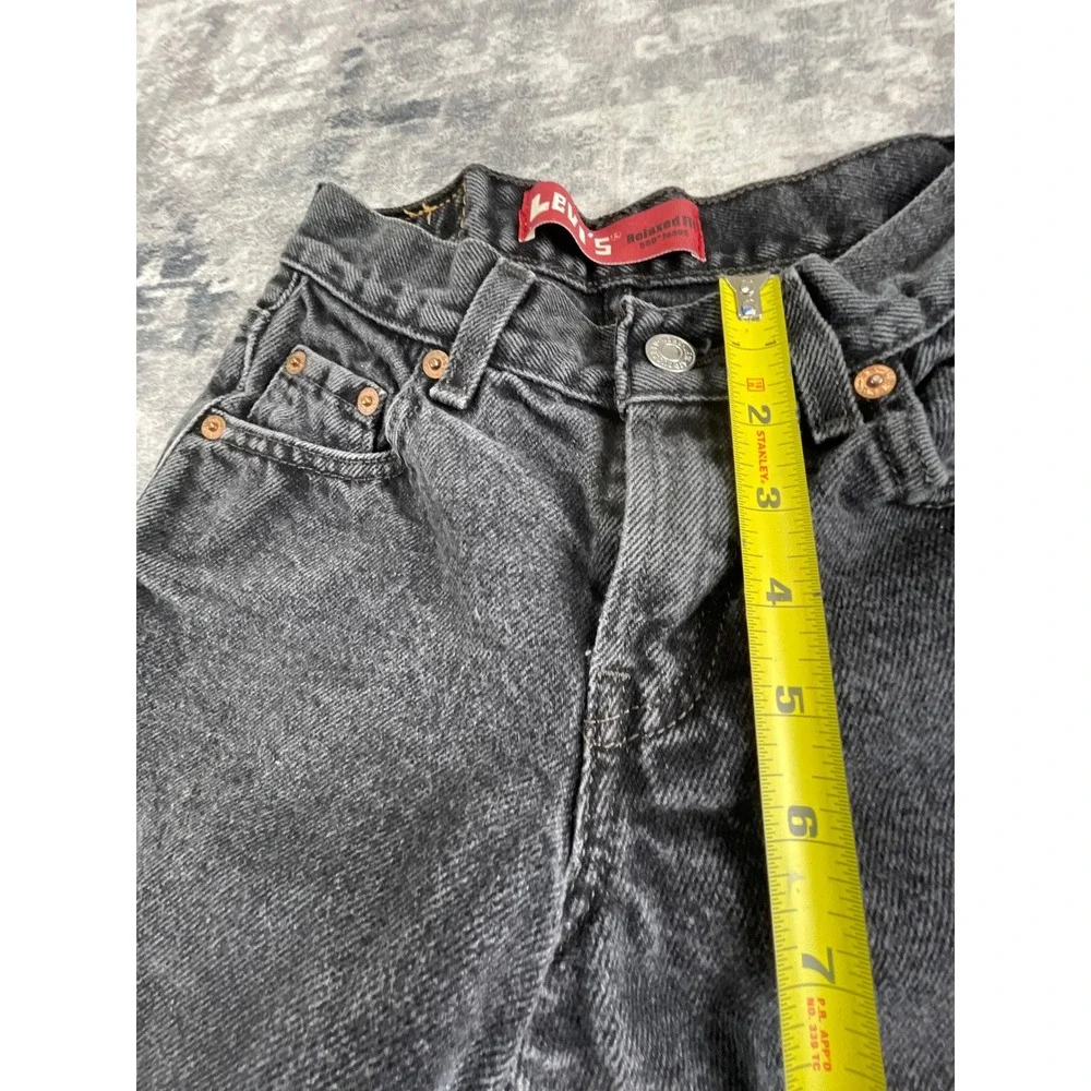 Levi's  Regular 550 Relaxed Fit Jeans Black Denim 24x22 100% Cotton
